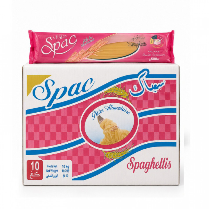 Caja espaguetis SPAC 10 kg (20 x 500 g)