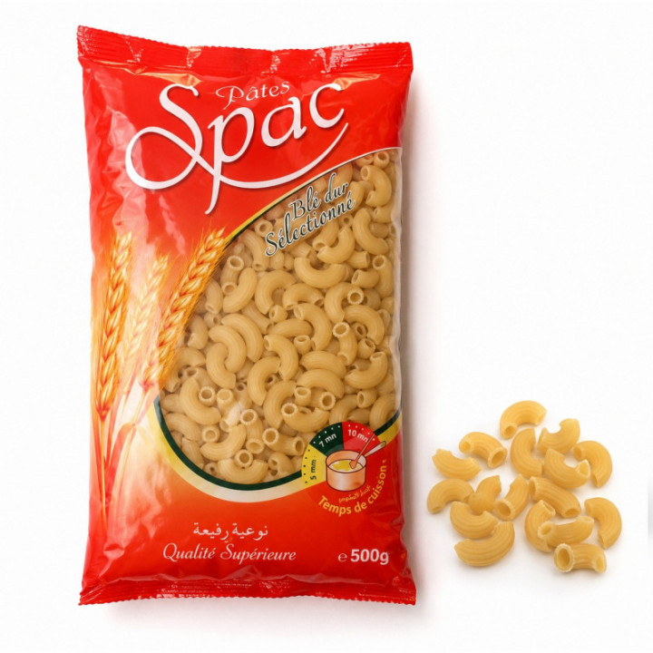 Macarrones curvos sedanini SPAC 500 g