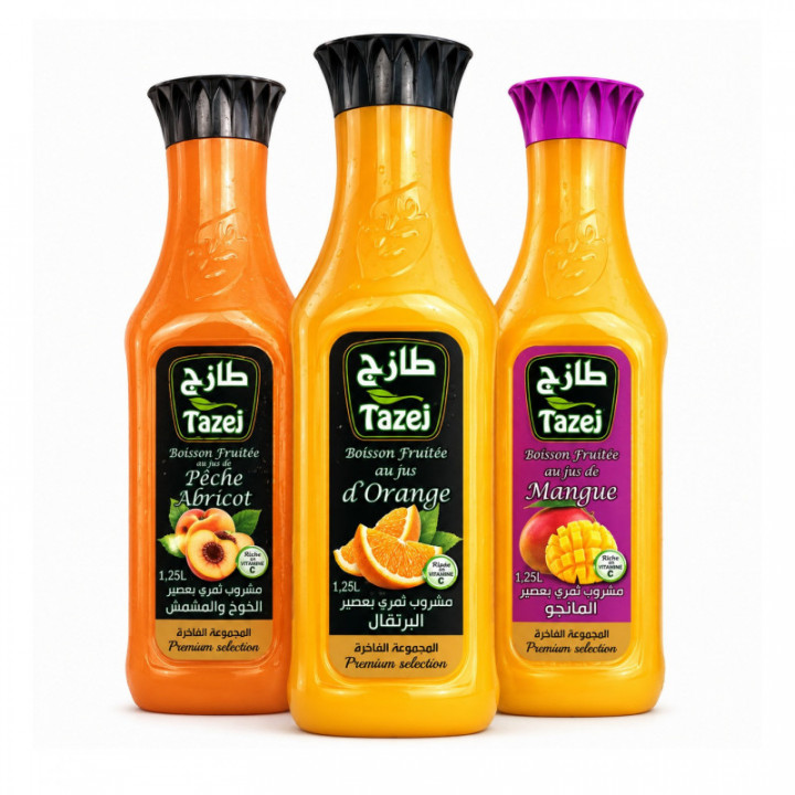 Bebida de frutas TAZEJ 1,25 L - sabor surtido