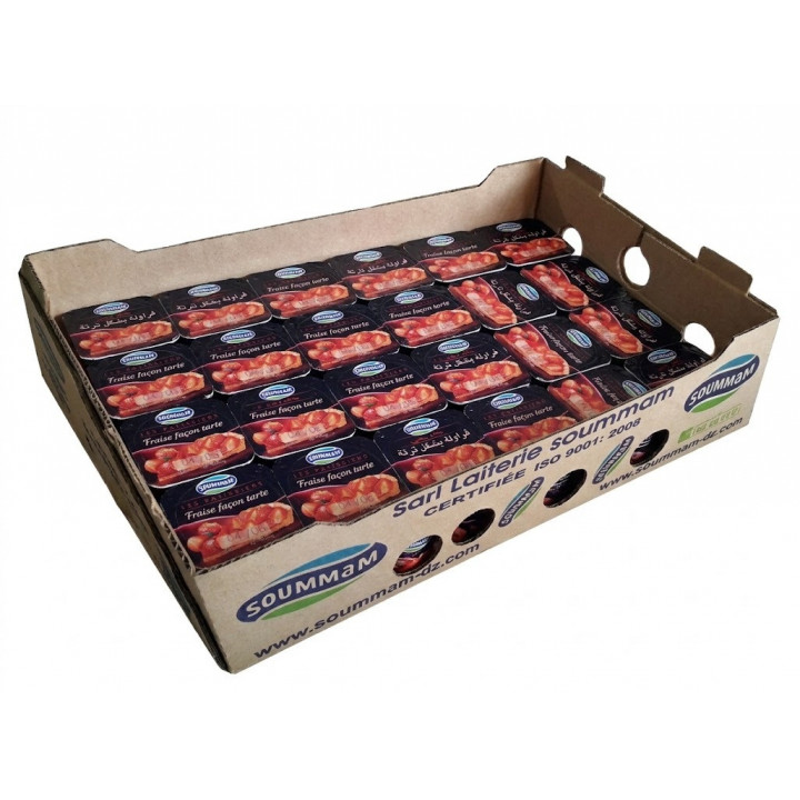 Caja yogur tarta de fresa SOUMMAM 24 u