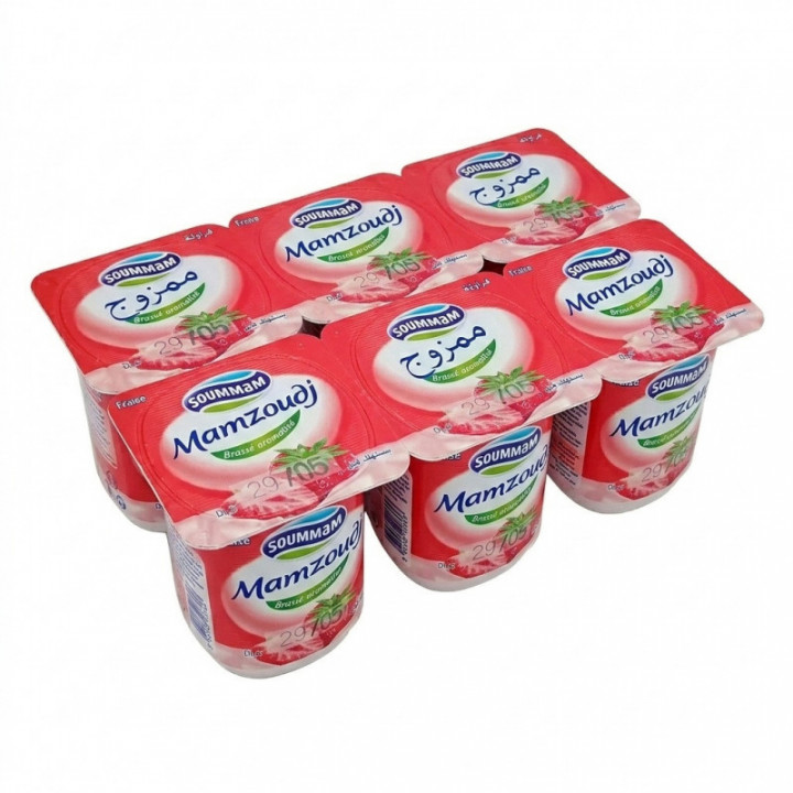 Yogur fresa Mamzoudj SOUMMAM pack 6 x 100 g