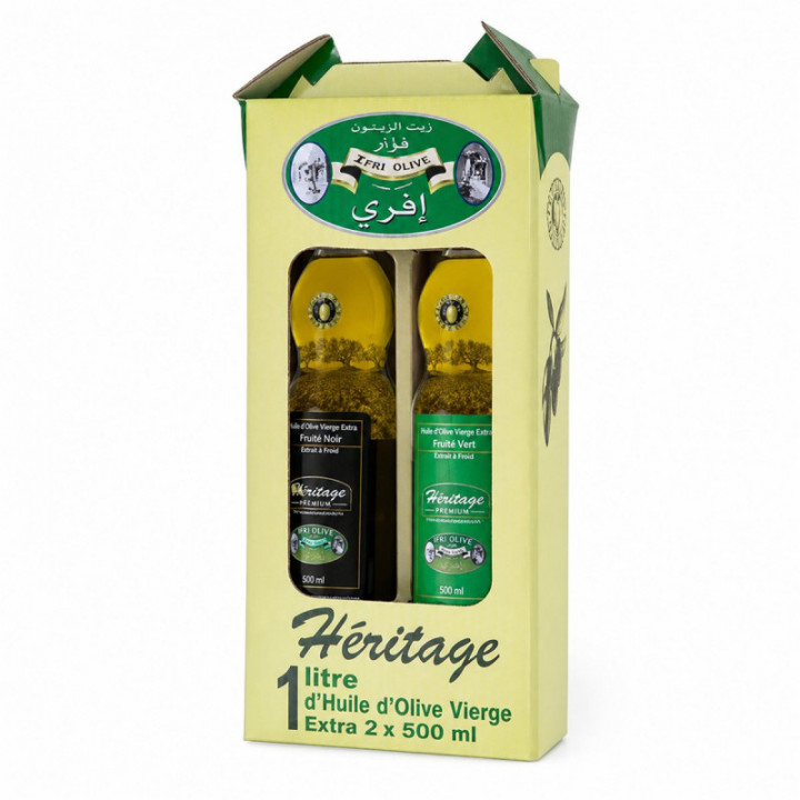 Pack aceite de oliva IFRI HERITAGE 2 x 500 ml