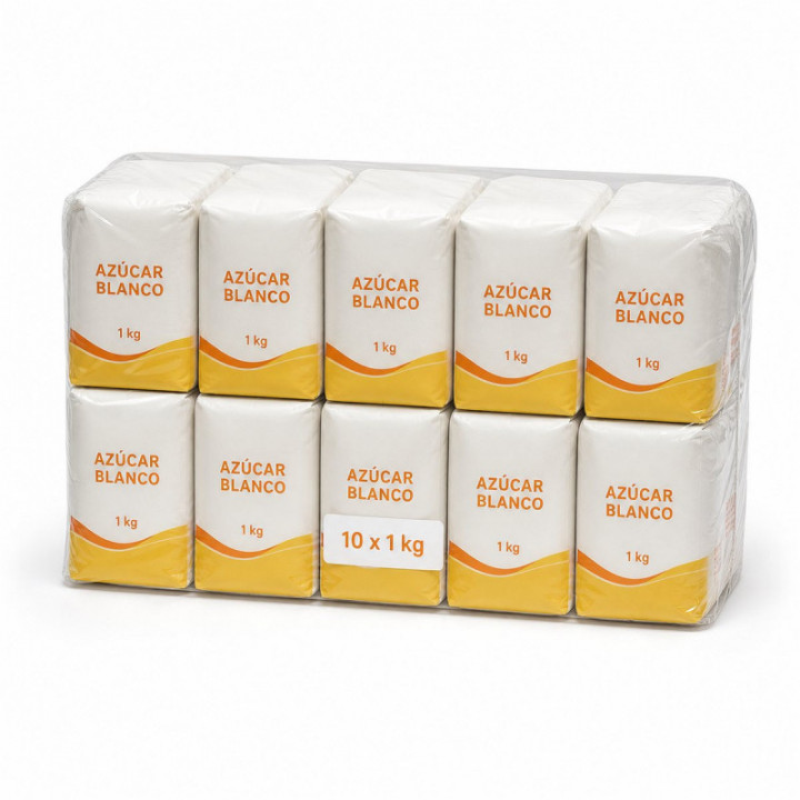 Pack azúcar blanco 10 x 1 kg