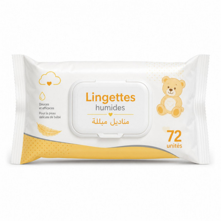 Toallitas húmedas 72 u