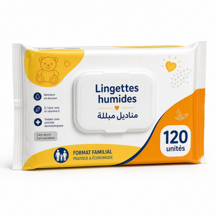 Toallitas húmedas 120 u
