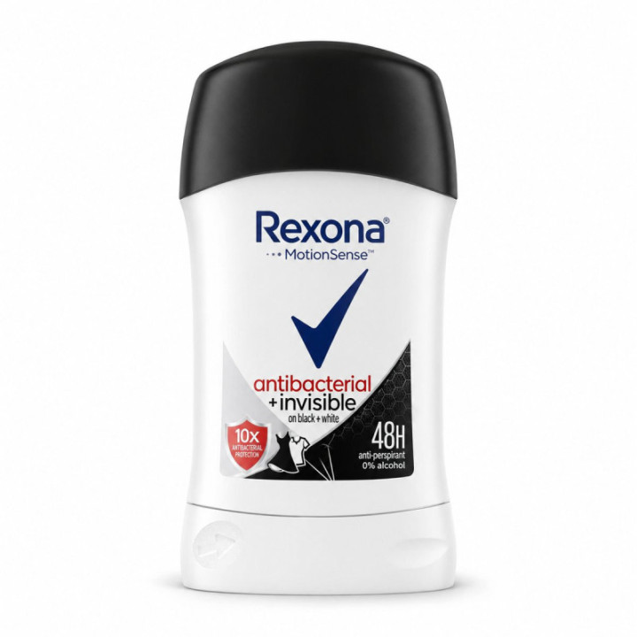Rexona MotionSense Antibacterial + Invisible 48H stick