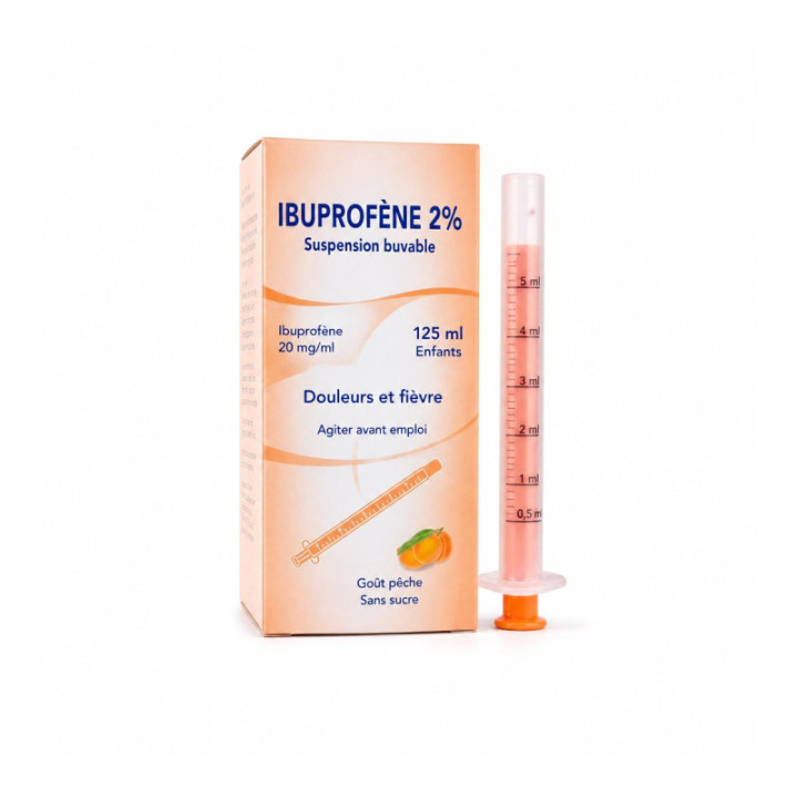 Ibuprofeno 2%, suspensión oral 125 ml