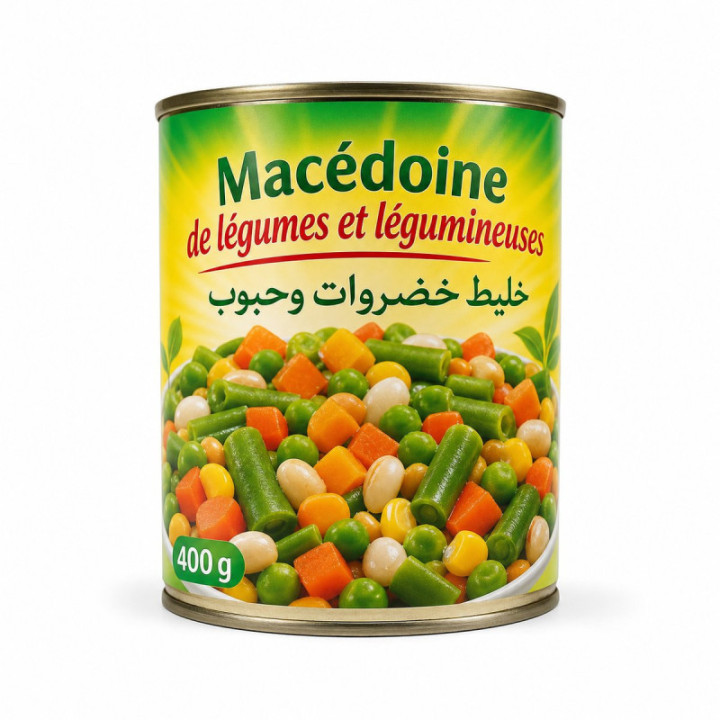 Macedonia de verduras y legumbres 400 g