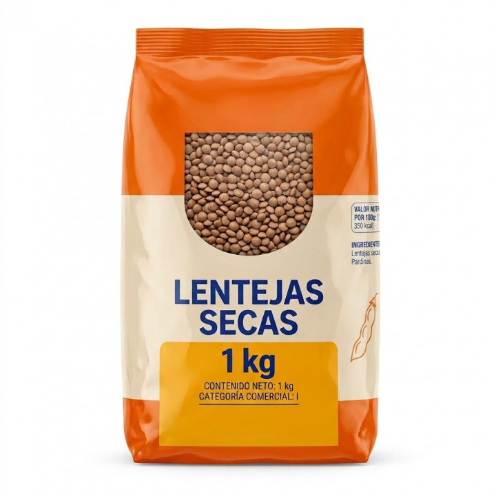 Lentejas secas 1 kg