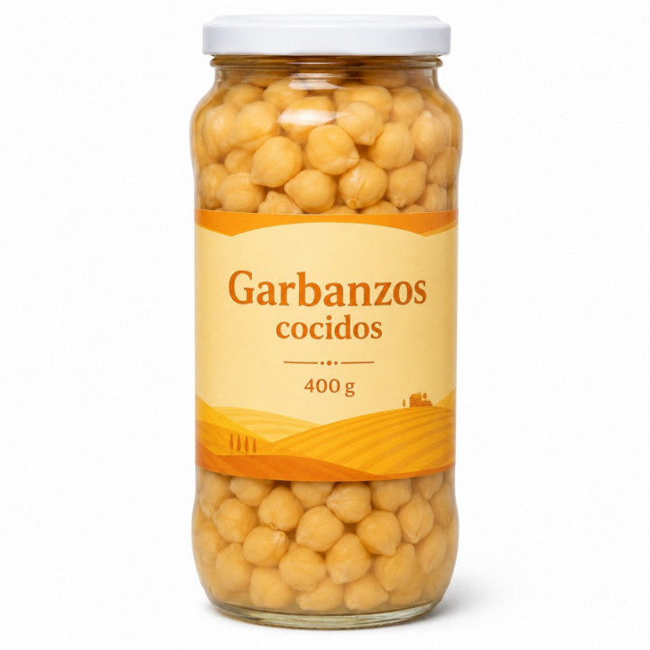 Garbanzos cocidos 400 g