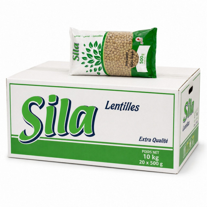 Caja lentejas SILA 10 kg (20 x 500 g)